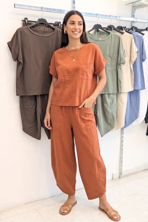 Σαλβάρι με Τσέπες - Λευκό| Exxes Fashion