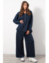 Φούτερ Ζακέτα Plus Size - Μπλε | Exxes Fashion