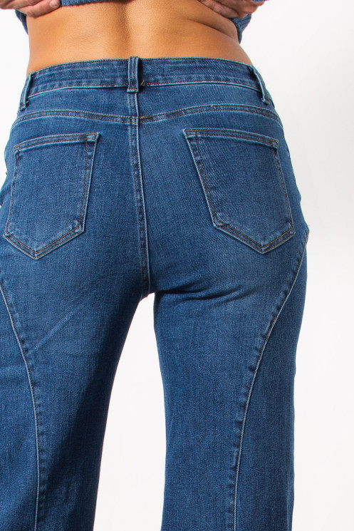 Denim Jeans with Studs Plus Size | Exxes Fashion