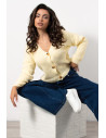 Knitted Cardigan - Yellow