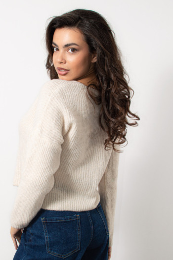 Knitted Cardigan - Cream