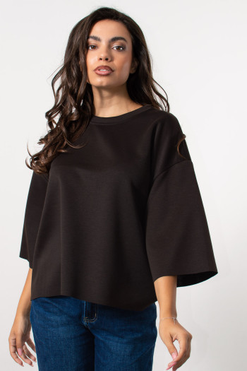 Sweatshirt Plus Size - Brown