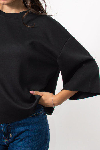 Sweatshirt Plus Size - Black