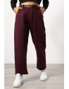 Trousers with Belt - Bodeaux