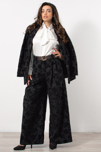 Floral Suit - Black