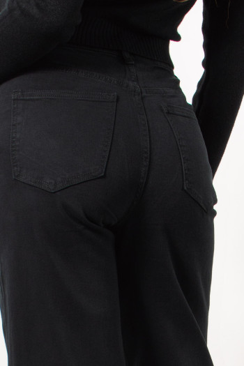 Τζιν Παντελόνι Bootcut - Μαύρο | Exxes Fashion