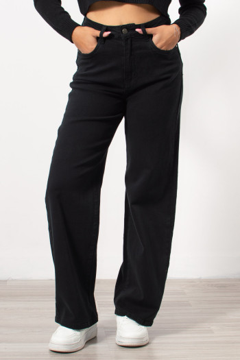 Τζιν Παντελόνι Bootcut - Μαύρο | Exxes Fashion