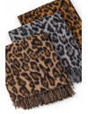 Leopard-print scarf
