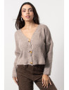 Knitted Cardigan - Taupe