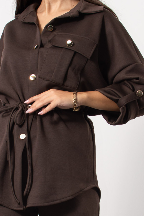 Set Shirt & Pants - Brown