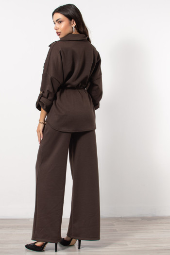 Set Shirt & Pants - Brown