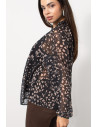 Printed Blouse - Black