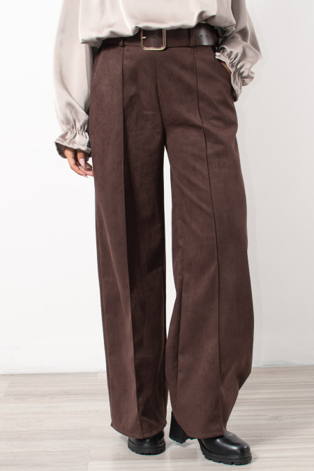 Trousers Suede - Brown