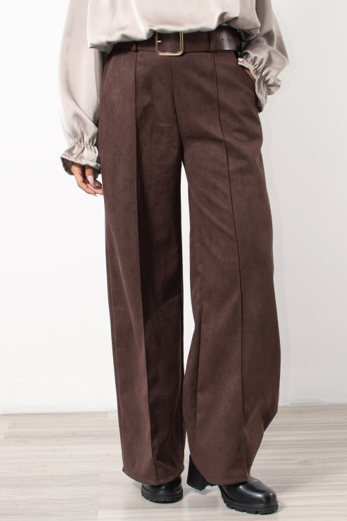 Trousers Suede - Brown
