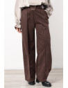 Trousers Suede - Brown