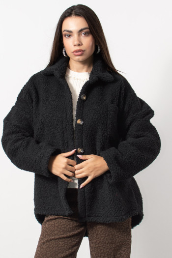Boucle Jacket - Black