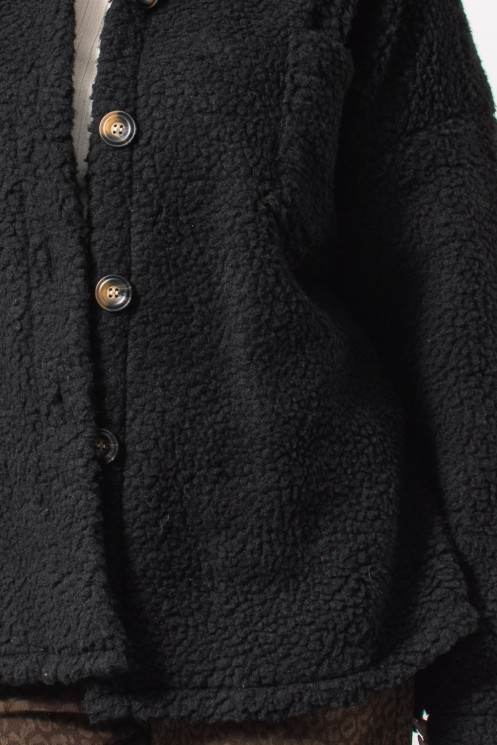 Boucle Jacket - Black