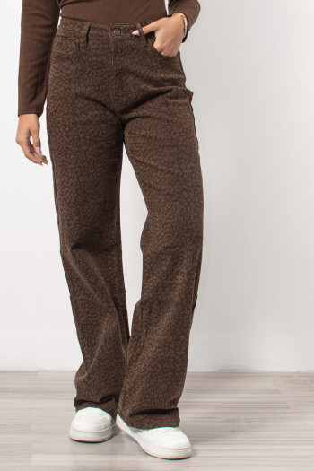 Leopard Jeans - Brown