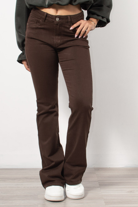 Bootcut Jeans - Brown
