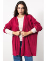 Oversized Cardigan - Red