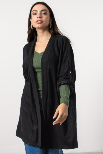 Oversized Cardigan - Black
