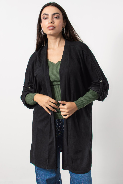 Oversized Cardigan - Black