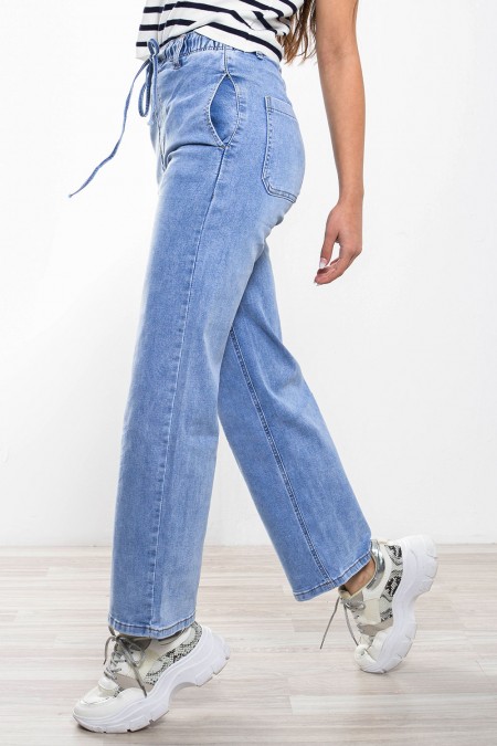 Elastic Waist Jeans
