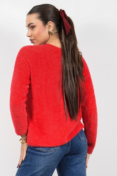 Fluffy Top - Red 2