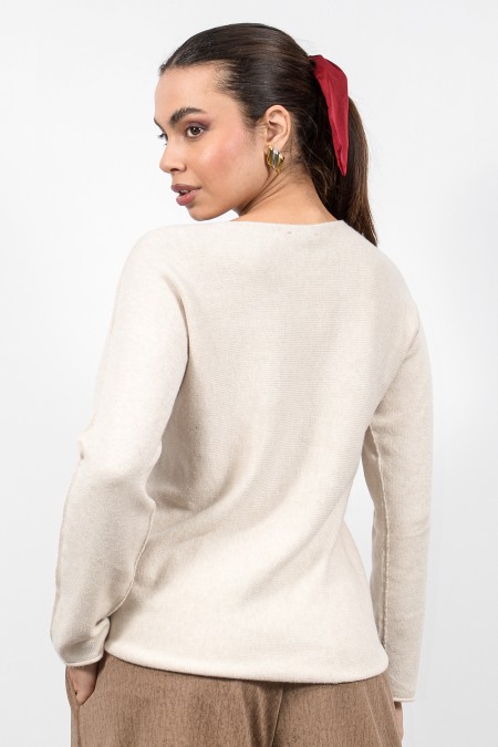 Knitted Top - Beige 2