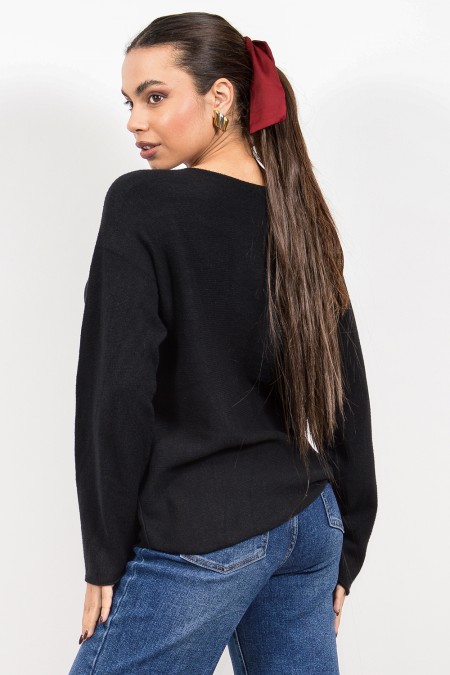 Knitted Top - Black 2