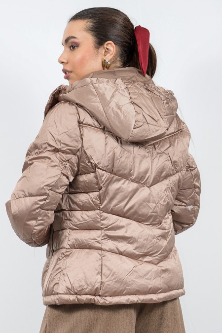 Puffer Jacket - Beige 2