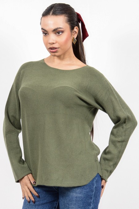 Knitted Top - Khaki