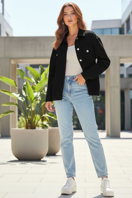 Denim Jacket - Black