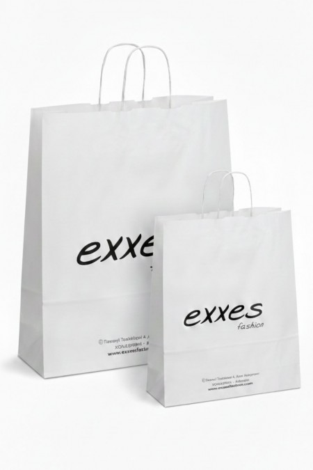 Χάρτινη Σακούλα με Στριφτό Χεράκι - Εκτύπωσε το Brand σου 2