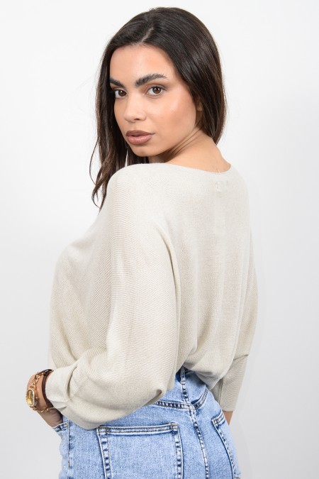 Light Knitted Top - Ecru 2