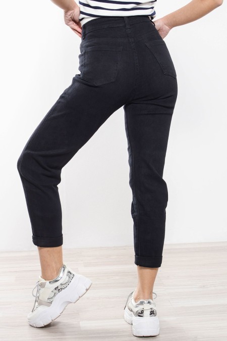 Τζιν Παντελόνι Mom Fit - Μαύρο 2