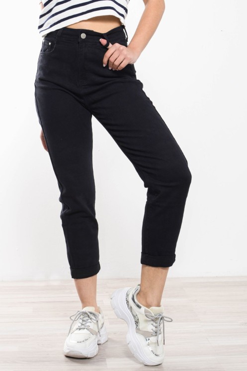 Mom Fit Jeans - Black